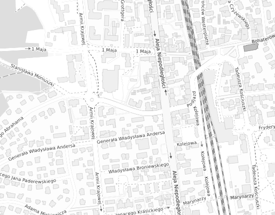 Mapa z adresem organizacji