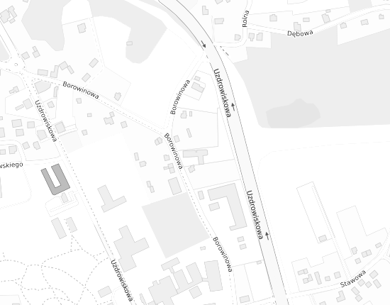 Mapa z adresem organizacji