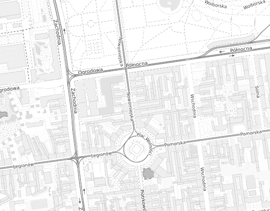 Mapa z adresem organizacji