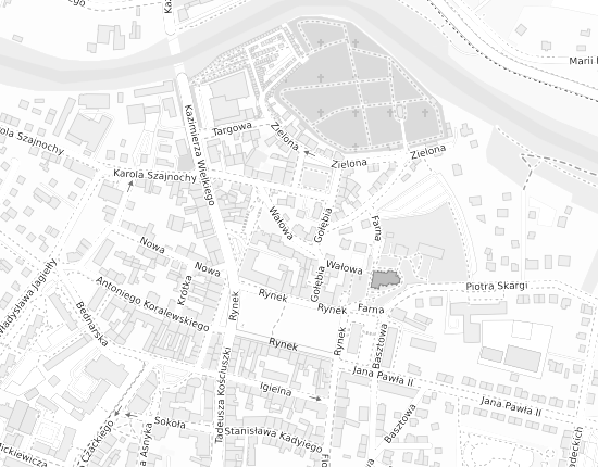 Mapa z adresem organizacji