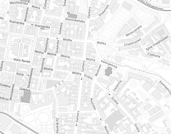 Mapa z adresem organizacji