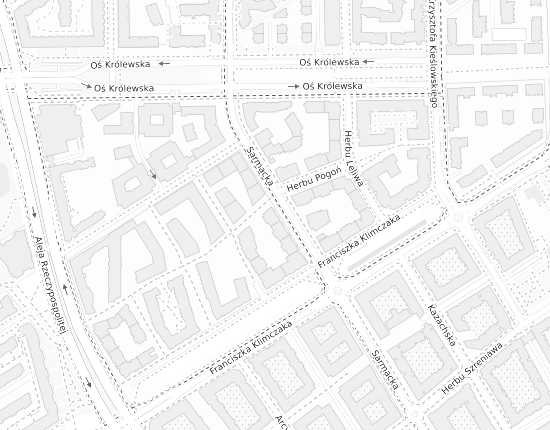 Mapa z adresem organizacji
