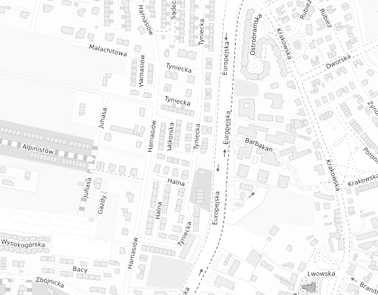 Mapa z adresem organizacji