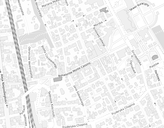 Mapa z adresem organizacji