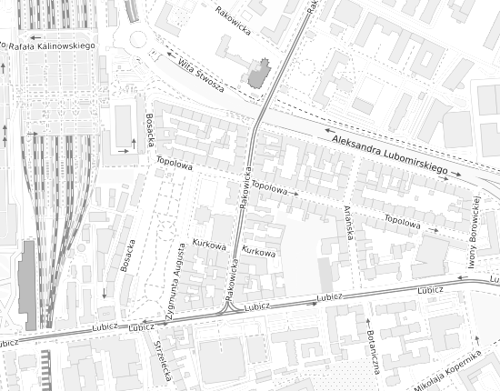 Mapa z adresem organizacji