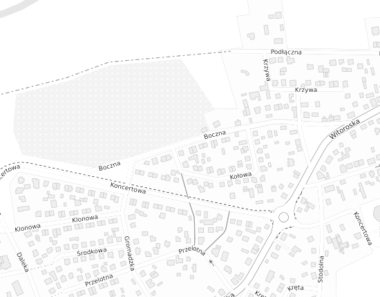 Mapa z adresem organizacji