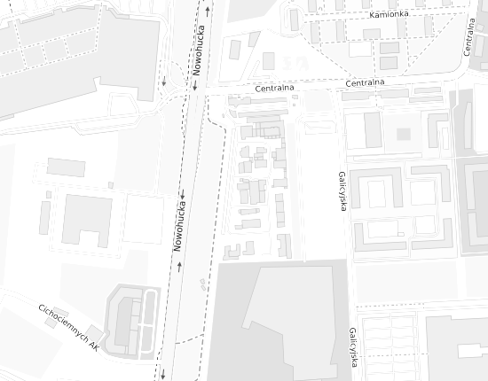 Mapa z adresem organizacji