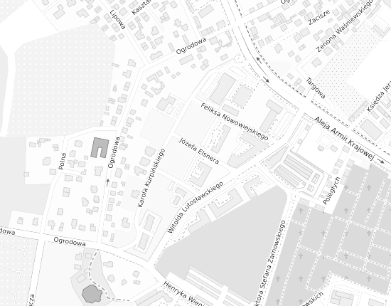 Mapa z adresem organizacji
