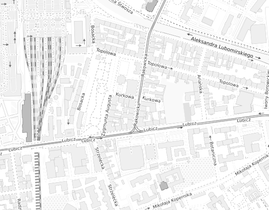 Mapa z adresem organizacji