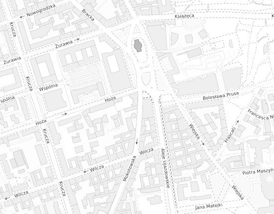 Mapa z adresem organizacji