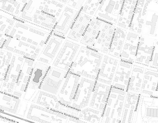 Mapa z adresem organizacji