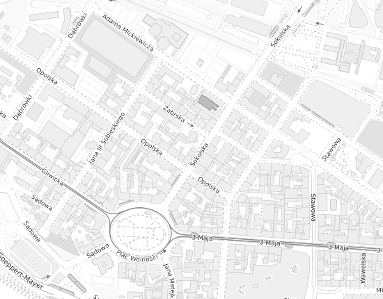 Mapa z adresem organizacji
