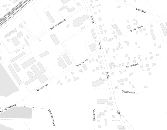 Mapa z adresem organizacji