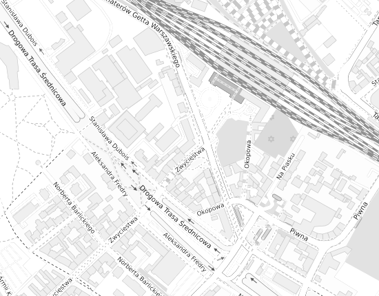 Mapa z adresem organizacji