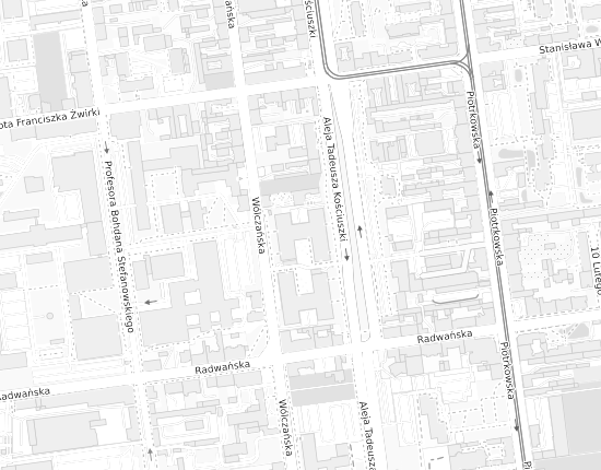 Mapa z adresem organizacji