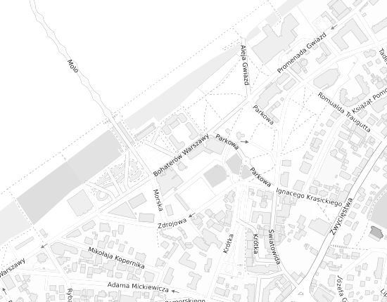 Mapa z adresem organizacji
