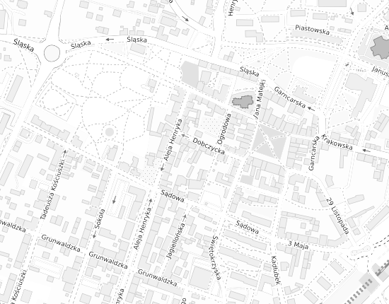 Mapa z adresem organizacji