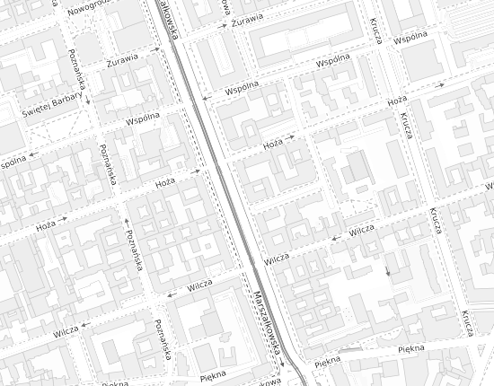 Mapa z adresem organizacji