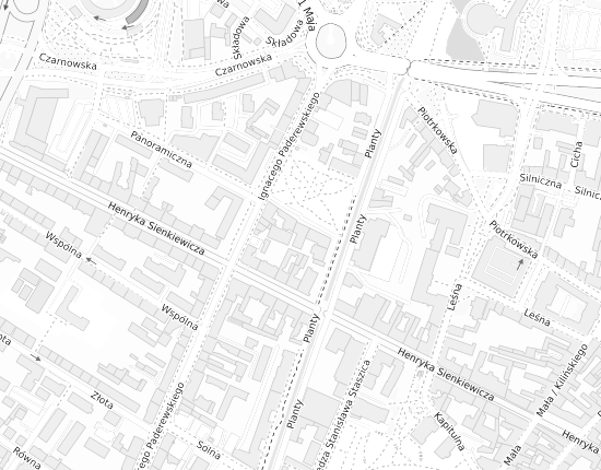 Mapa z adresem organizacji