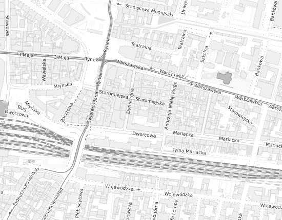 Mapa z adresem organizacji