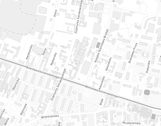 Mapa z adresem organizacji