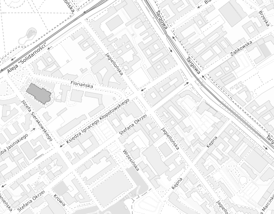 Mapa z adresem organizacji
