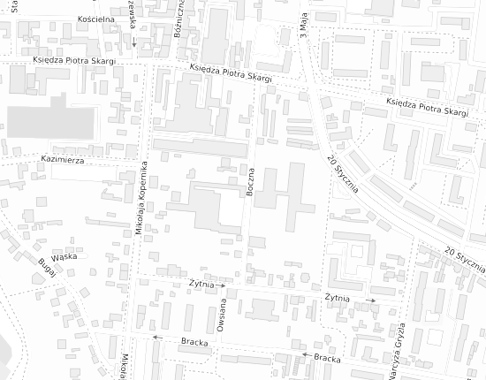 Mapa z adresem organizacji