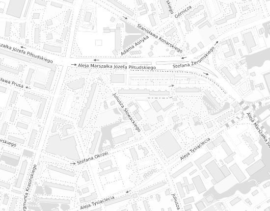 Mapa z adresem organizacji
