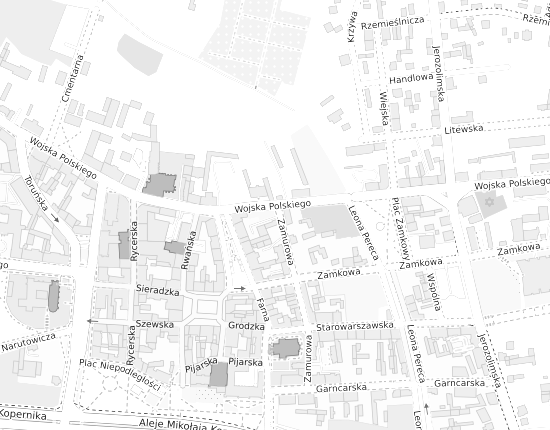 Mapa z adresem organizacji
