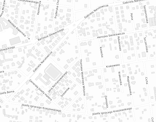 Mapa z adresem organizacji