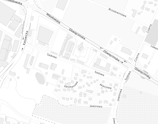 Mapa z adresem organizacji