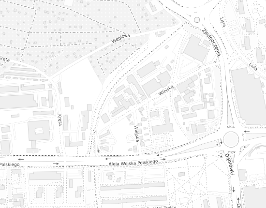 Mapa z adresem organizacji