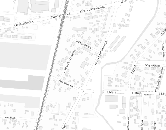 Mapa z adresem organizacji
