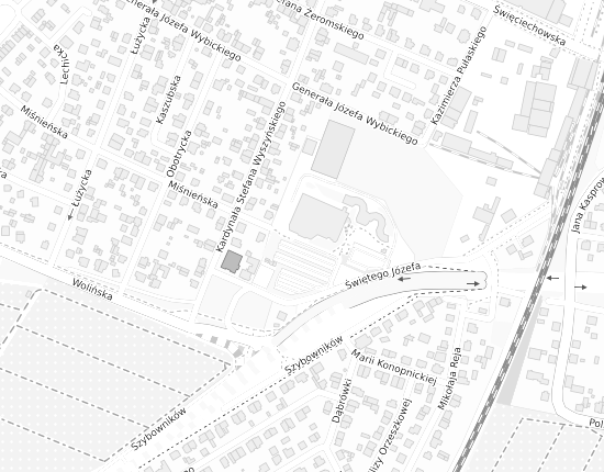 Mapa z adresem organizacji