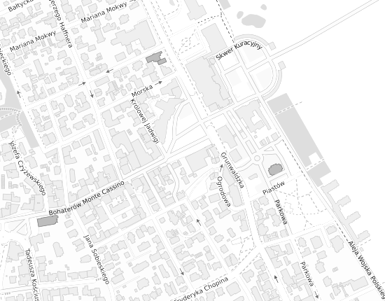 Mapa z adresem organizacji