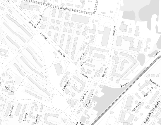 Mapa z adresem organizacji