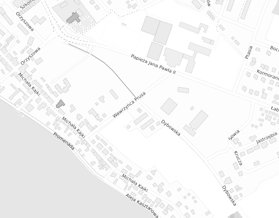 Mapa z adresem organizacji
