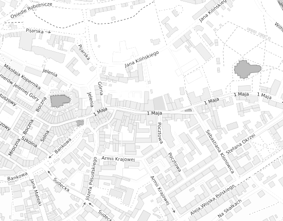Mapa z adresem organizacji