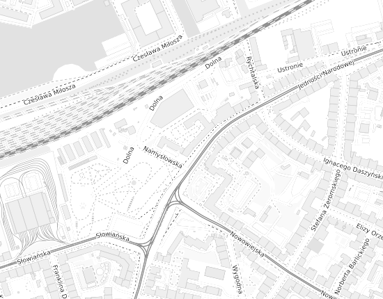 Mapa z adresem organizacji