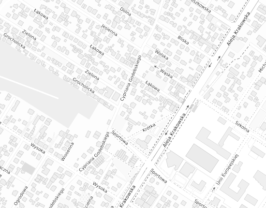 Mapa z adresem organizacji
