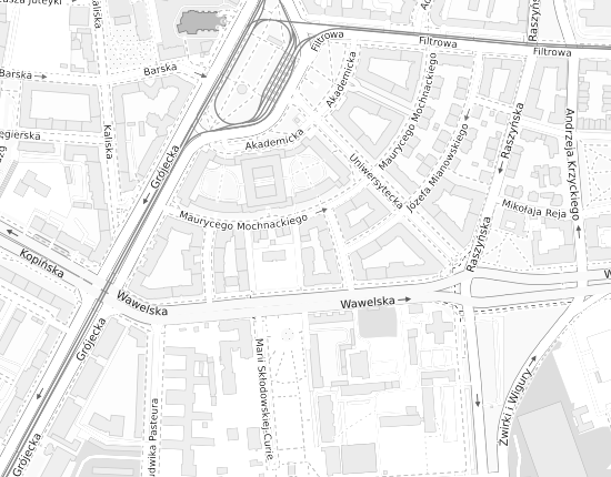 Mapa z adresem organizacji