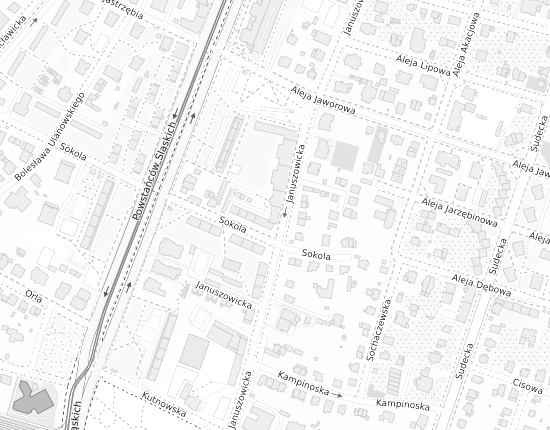 Mapa z adresem organizacji