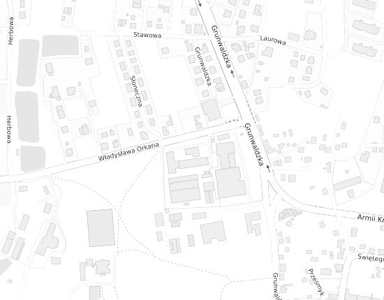 Mapa z adresem organizacji