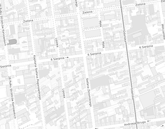 Mapa z adresem organizacji