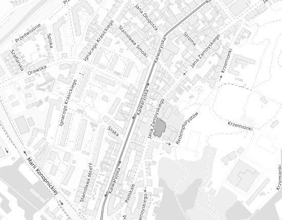 Mapa z adresem organizacji