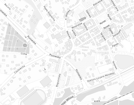 Mapa z adresem organizacji