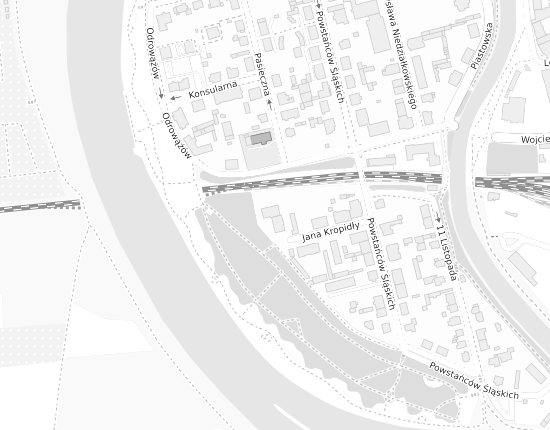 Mapa z adresem organizacji
