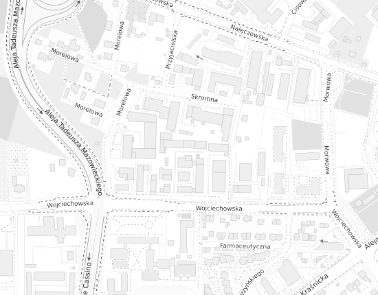Mapa z adresem organizacji