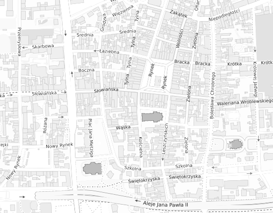 Mapa z adresem organizacji