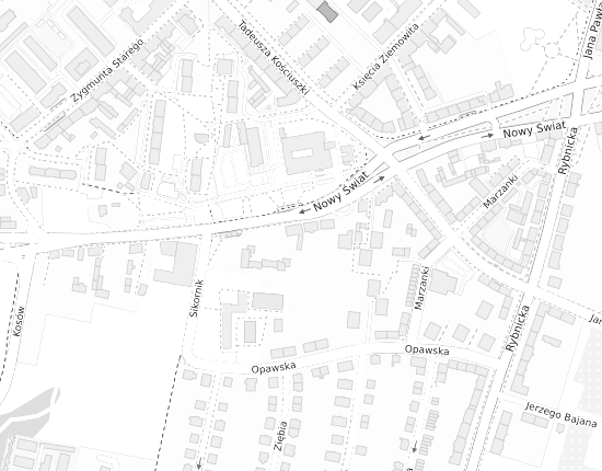 Mapa z adresem organizacji